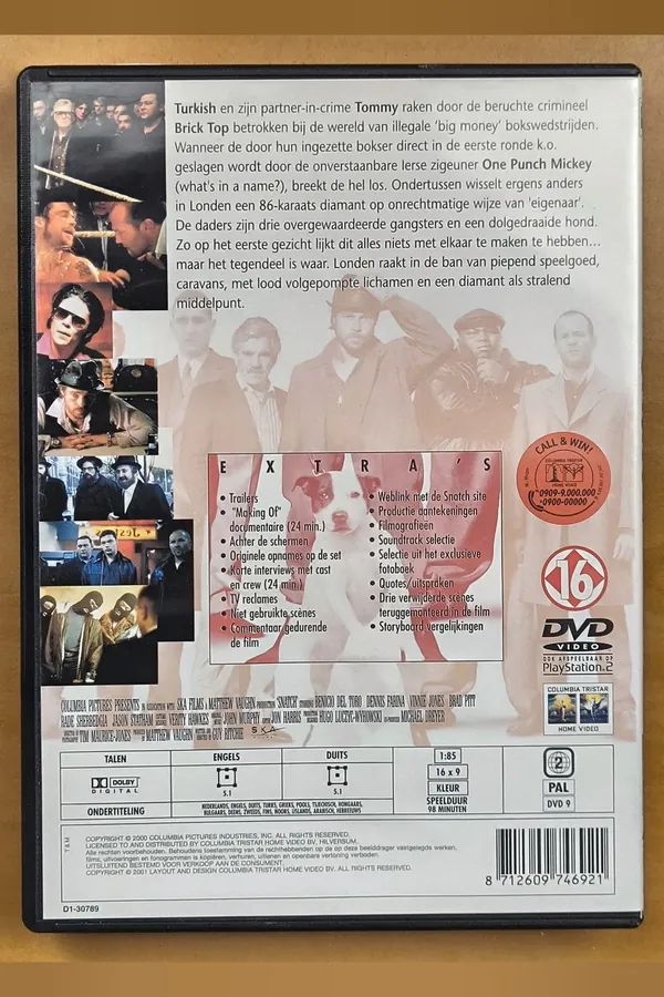 Snatch – achterkant