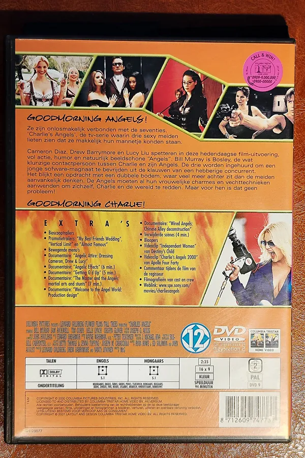 Charlie's Angels – achterkant