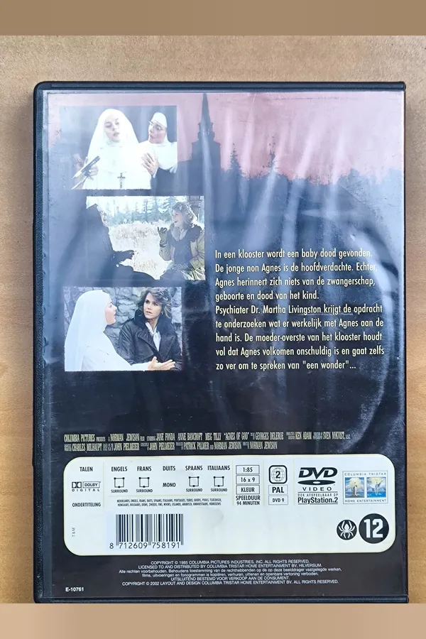 Agnes of God – achterkant