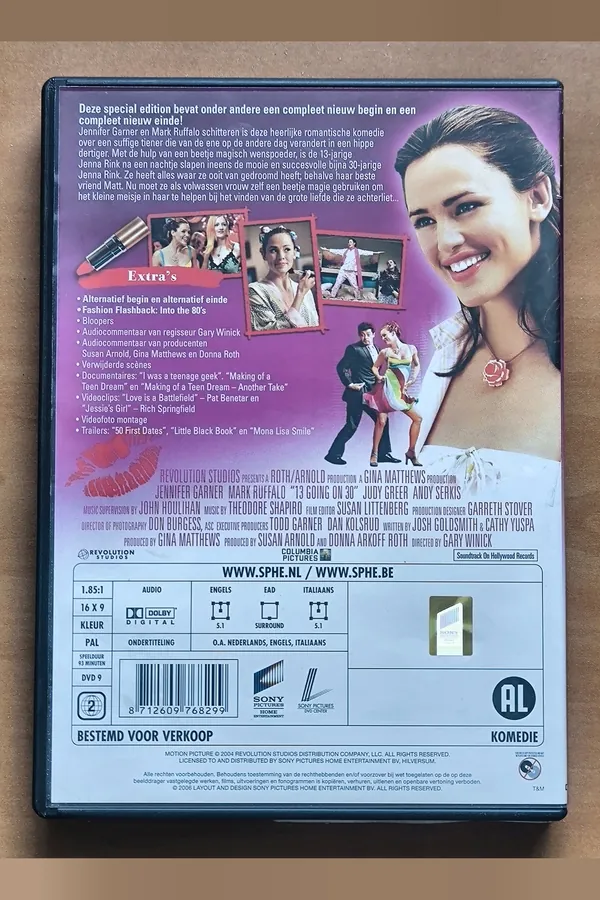 13 Going on 30 – achterkant