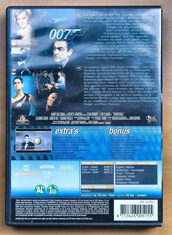 Thunderball – achterkant