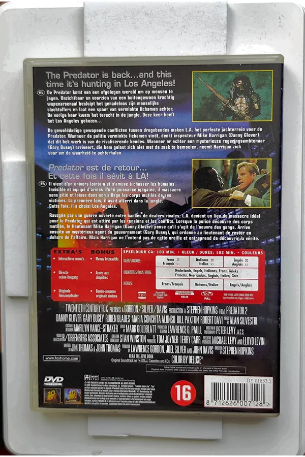 Predator 2 – achterkant