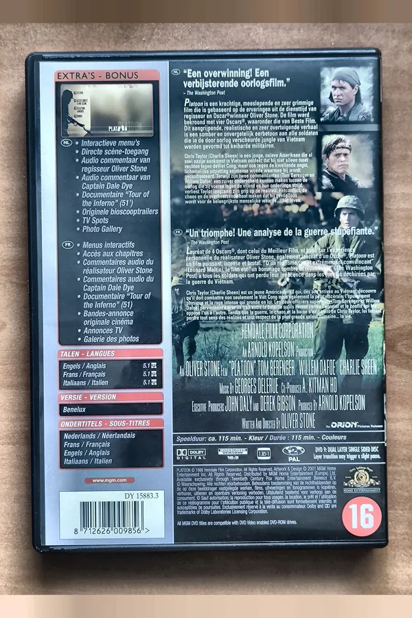 Platoon – achterkant