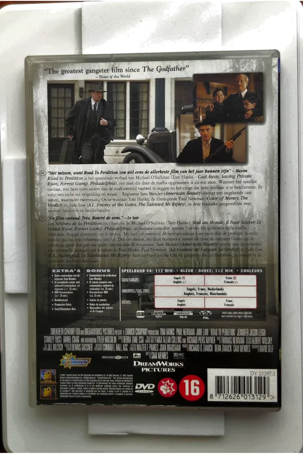 Road to Perdition – achterkant