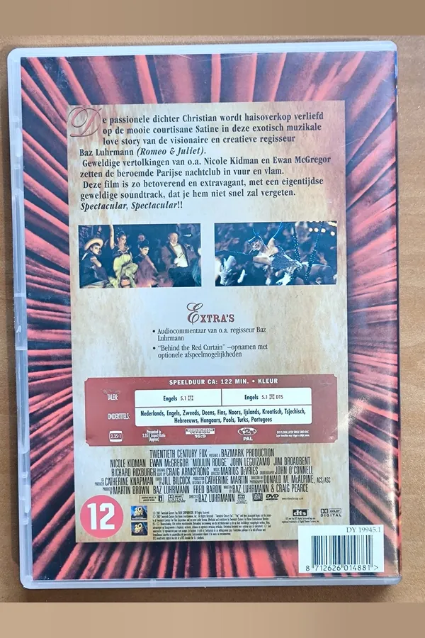 Moulin Rouge! – achterkant