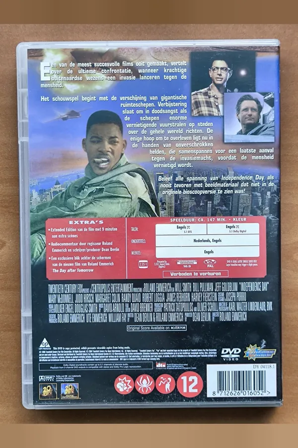 Independence Day – achterkant