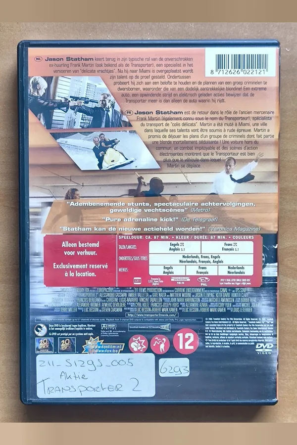 Transporter 2 – achterkant