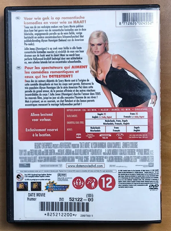 Date Movie – achterkant