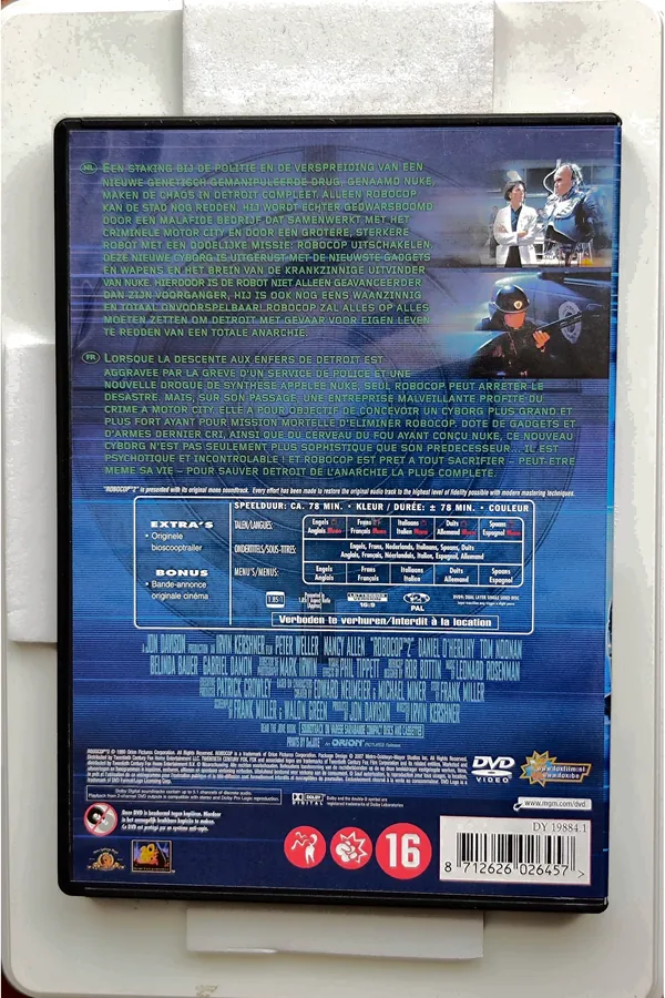 RoboCop 2 – achterkant