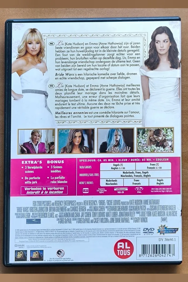 Bride Wars – achterkant