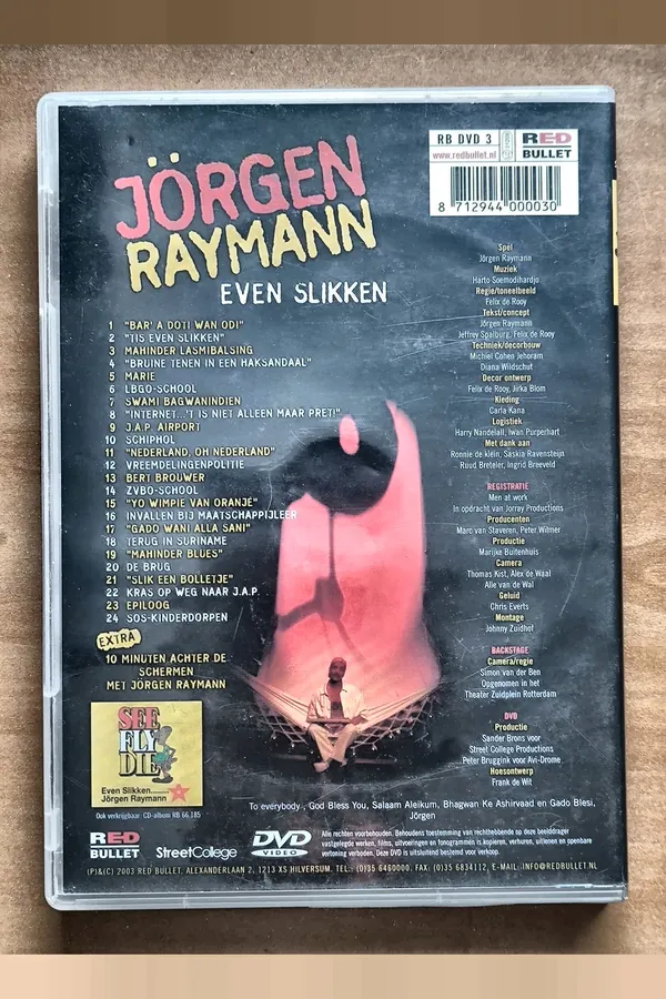 Raymann is laat – achterkant