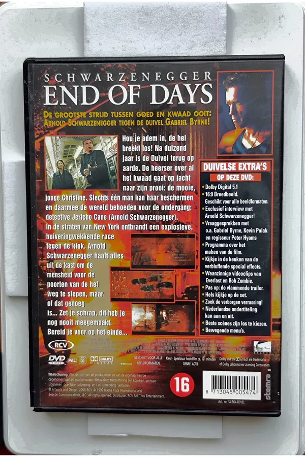 End of Days – achterkant