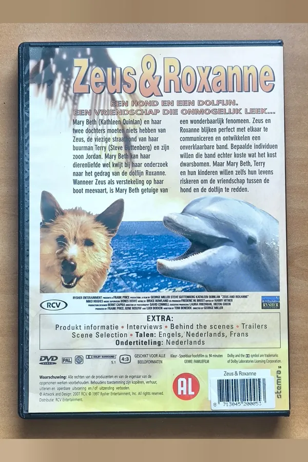 Zeus and Roxanne – achterkant