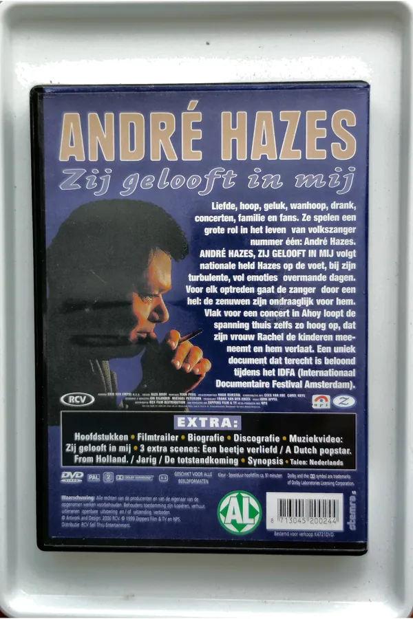 André Hazes, zij gelooft in mij – achterkant