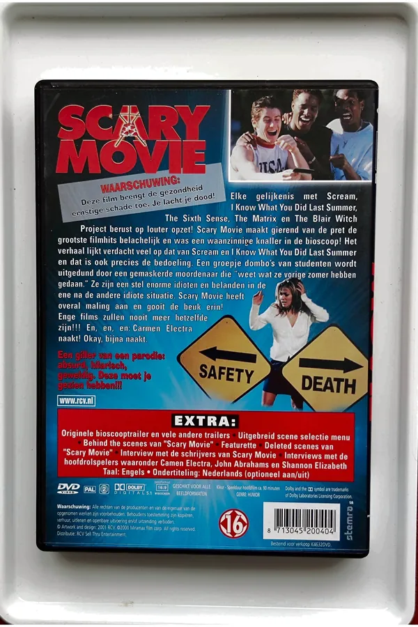 Scary Movie – achterkant