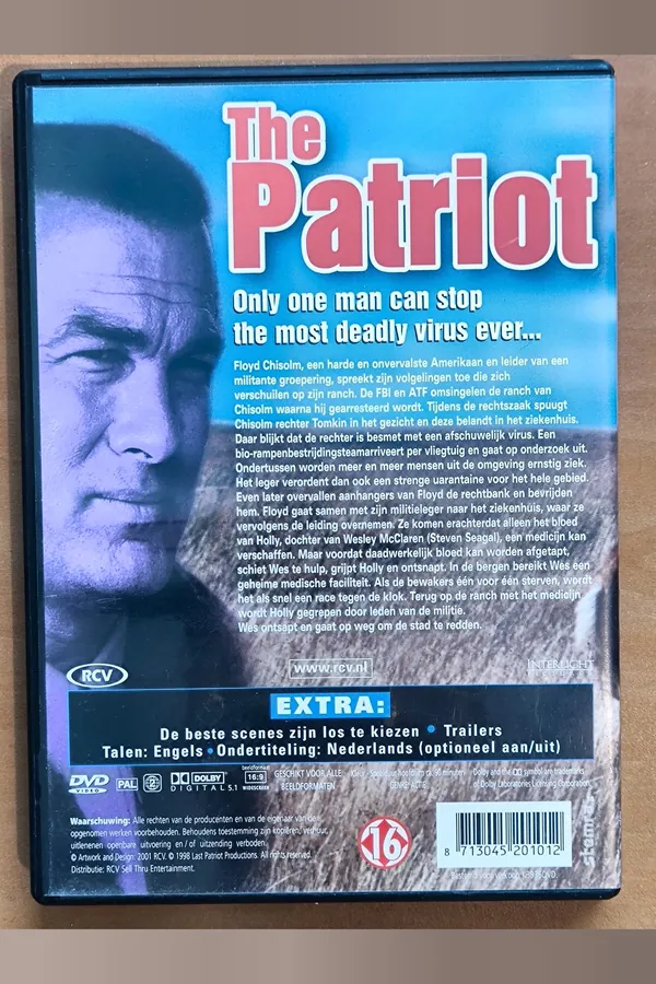 The Patriot – achterkant