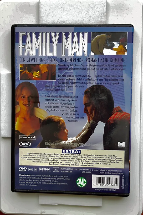 The Family Man – achterkant