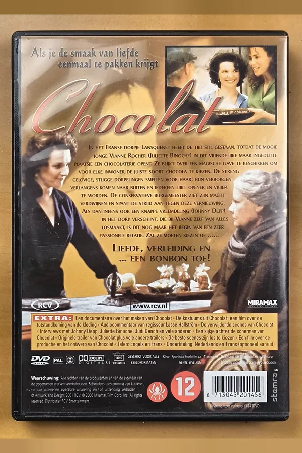 Chocolat – achterkant