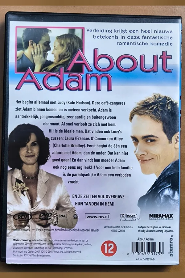 About Adam – achterkant