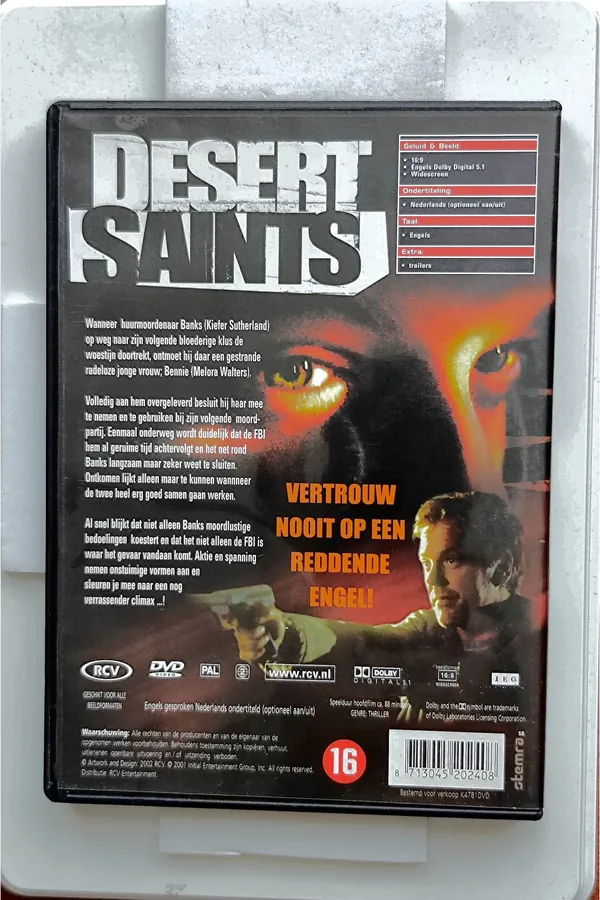 Desert Saints – achterkant