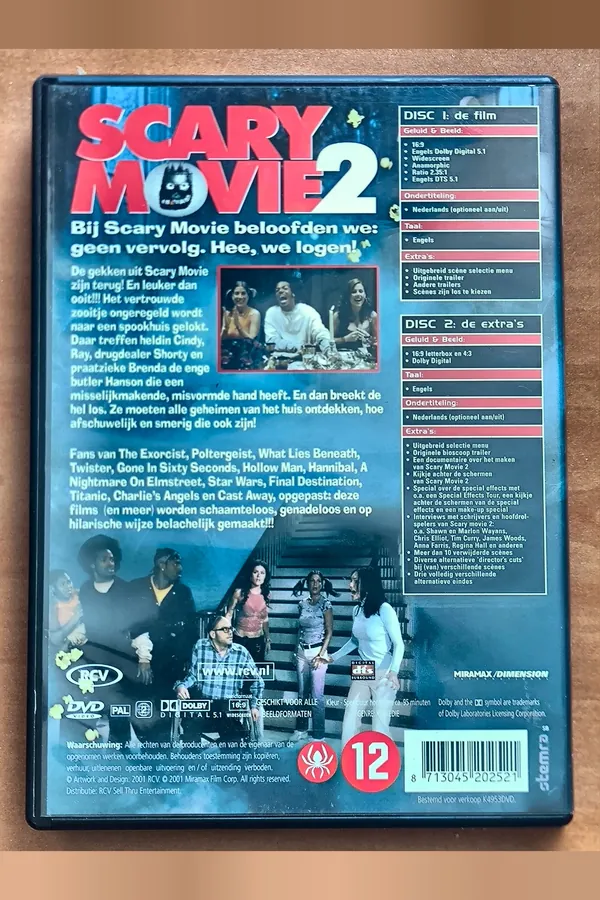 Scary Movie 2 – achterkant