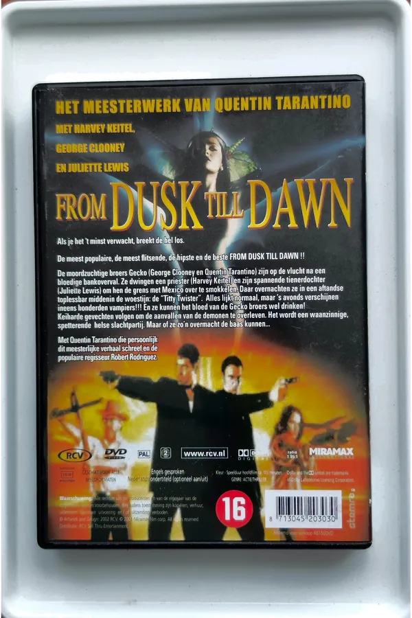 From Dusk Till Dawn – achterkant