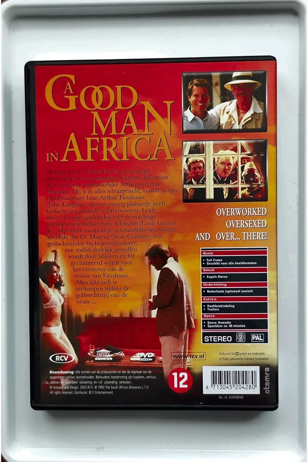A Good Man in Africa – achterkant