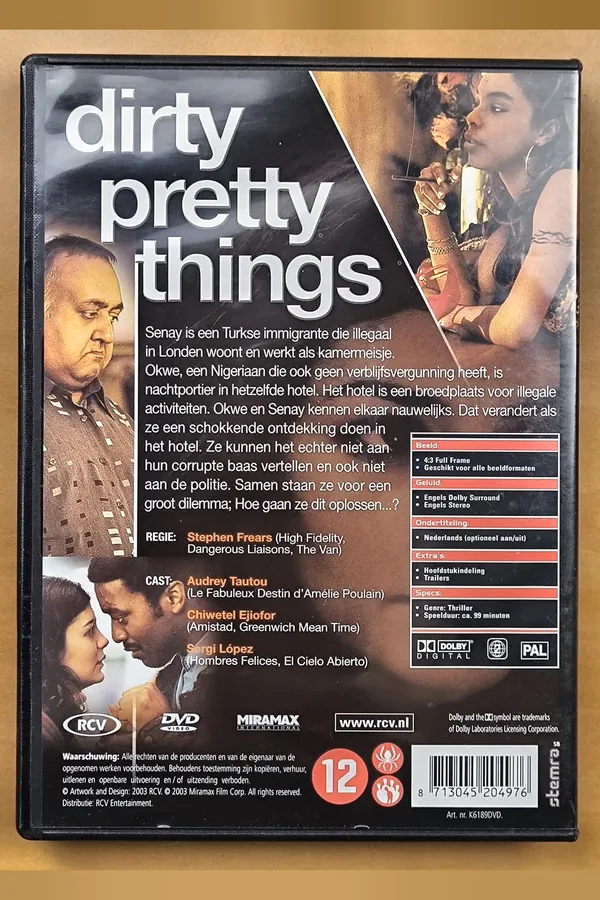 Dirty Pretty Things – achterkant