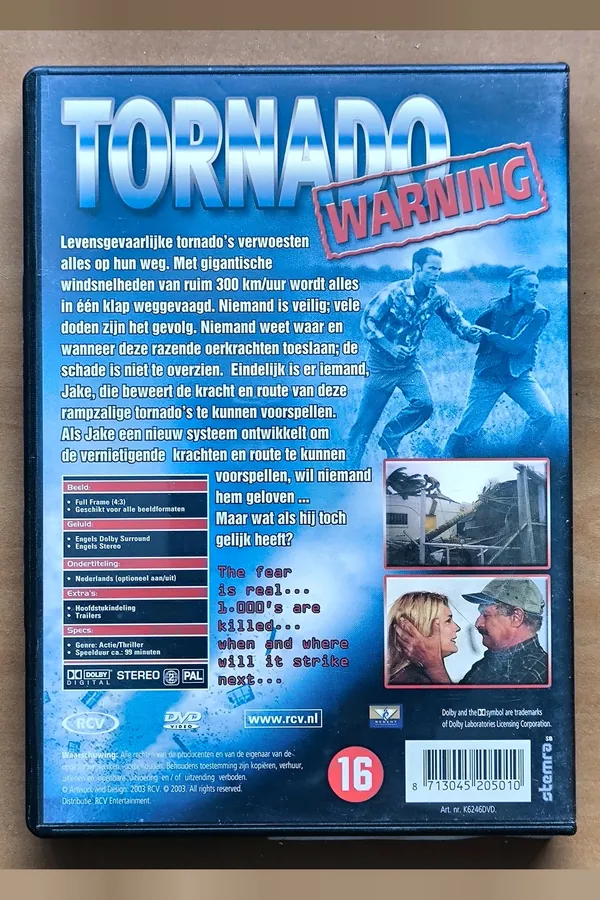 Tornado Warning – achterkant