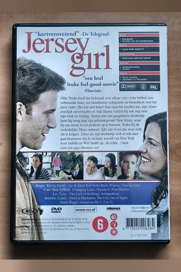 Jersey Girl – achterkant