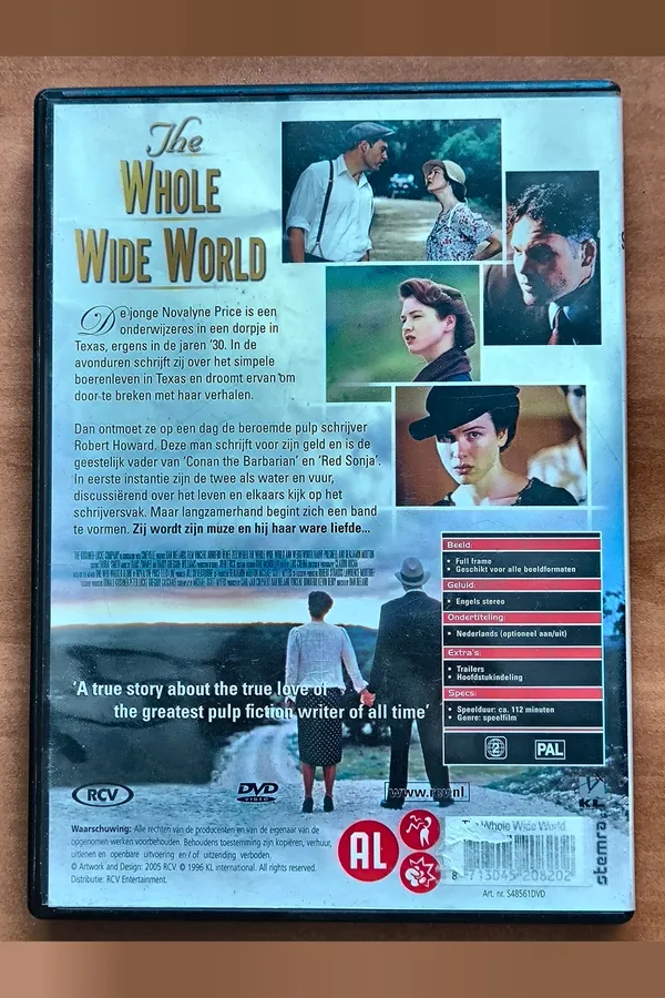The Whole Wide World – achterkant