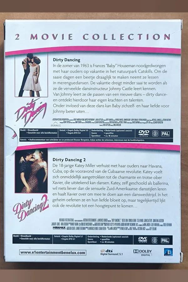 Dirty Dancing 1 + 2 – achterkant