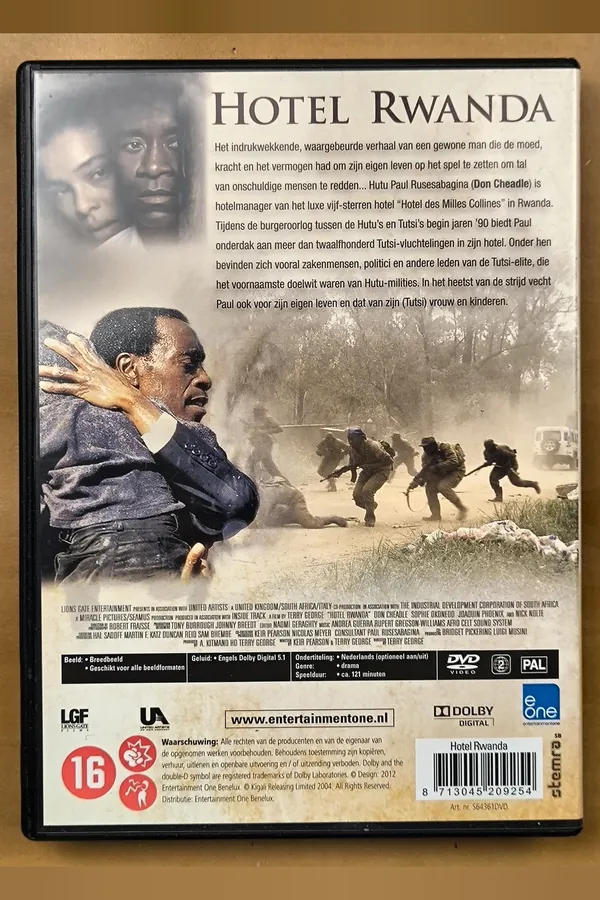 Hotel Rwanda – achterkant