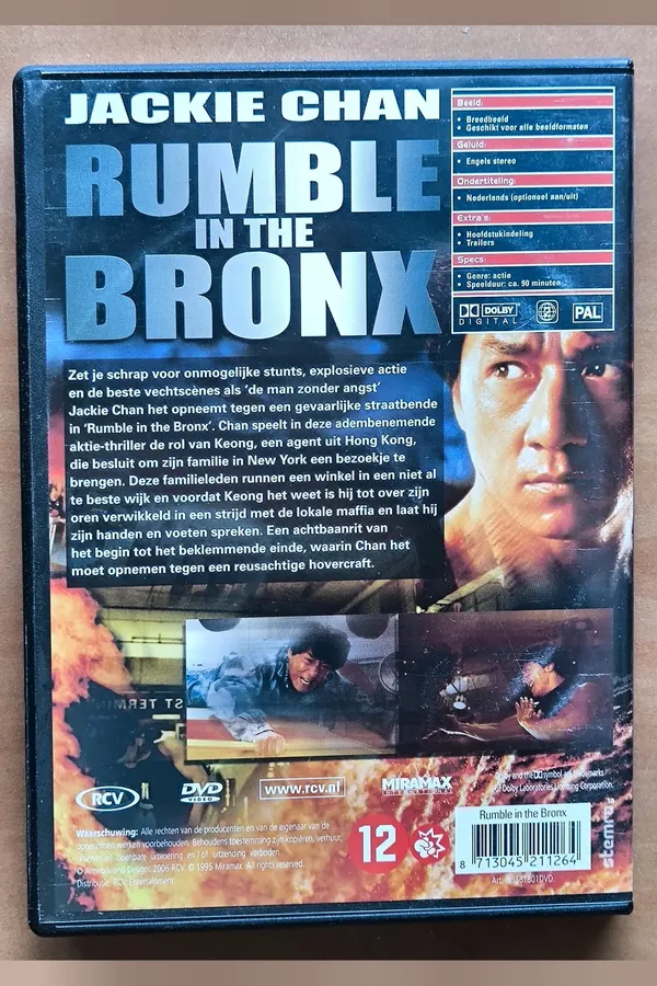 Rumble in the Bronx – achterkant