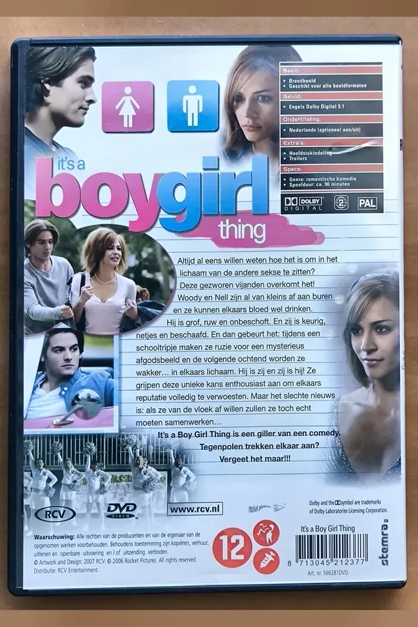 It's a Boy Girl Thing – achterkant