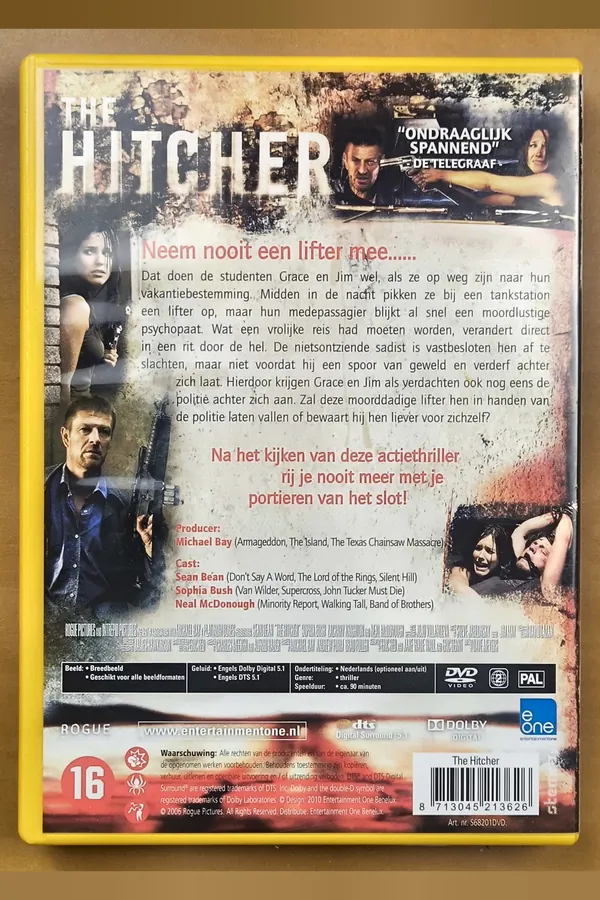 The Hitcher – achterkant
