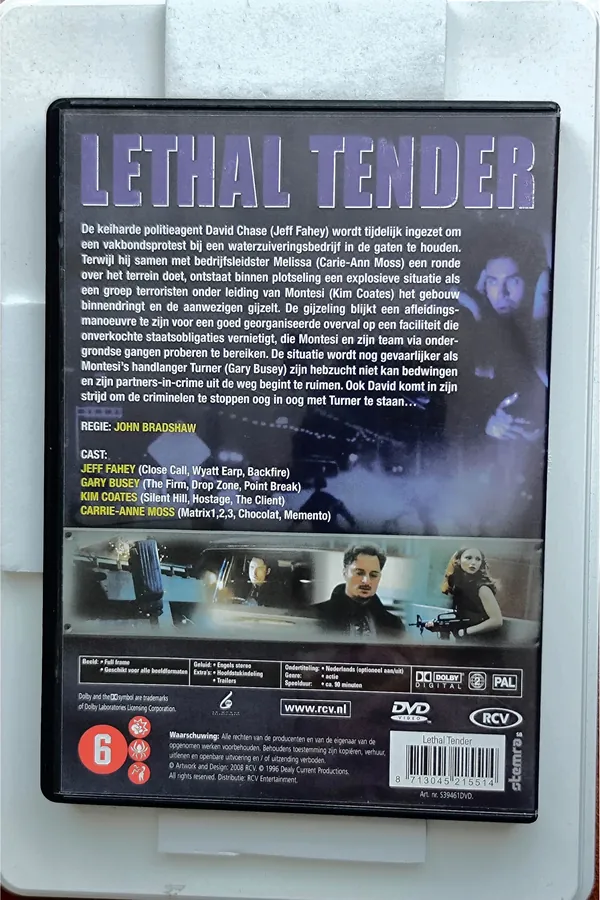 Lethal Tender – achterkant