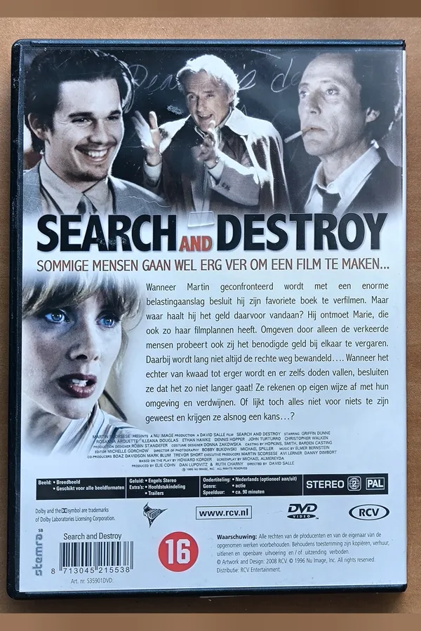 Search and Destroy – achterkant