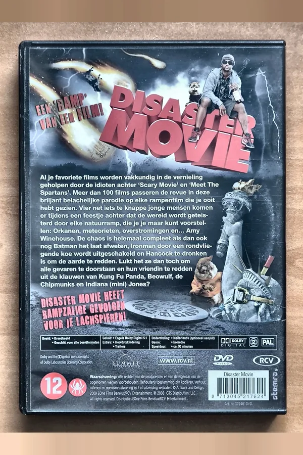 Disaster Movie – achterkant