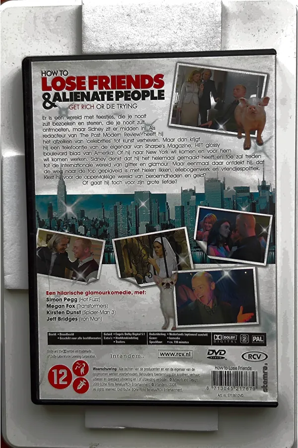How to Lose Friends & Alienate People – achterkant