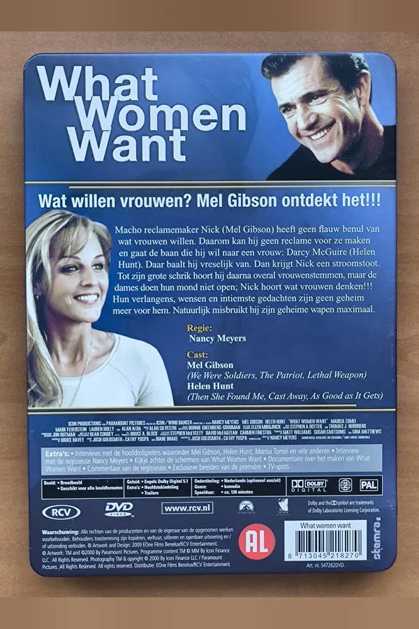 What Women Want – achterkant