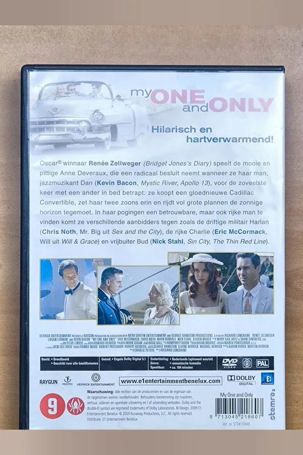 My One and Only – achterkant