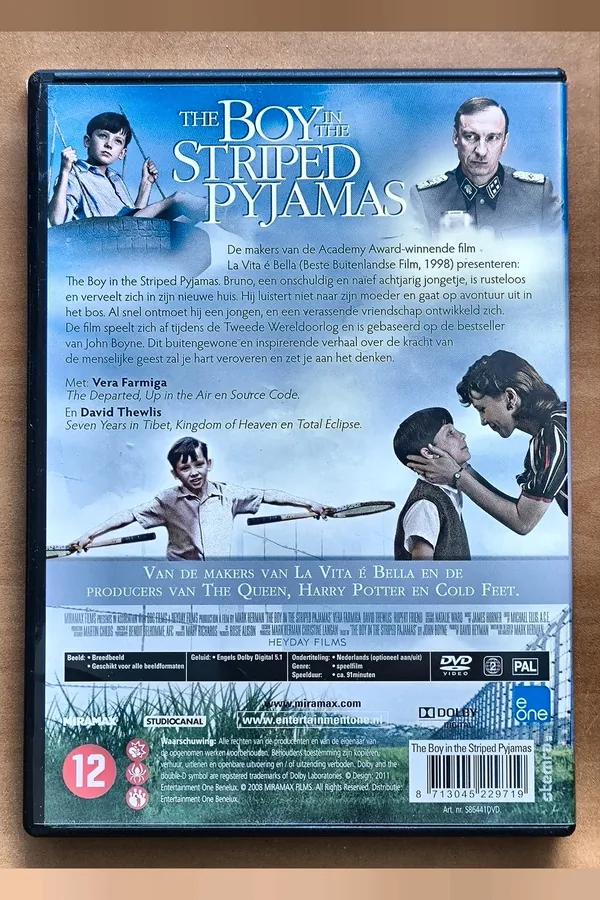 The Boy in the Striped Pajamas – achterkant