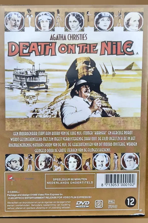 Death on the Nile – achterkant