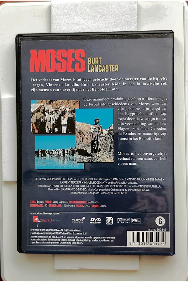 Moses The Lawgiver – achterkant