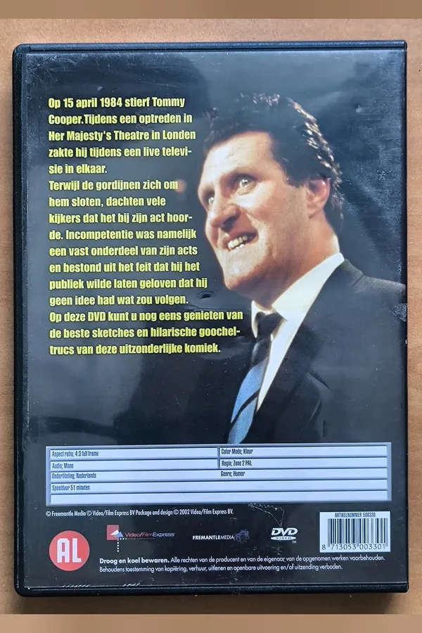 Tommy Cooper: The Very Best Of – achterkant
