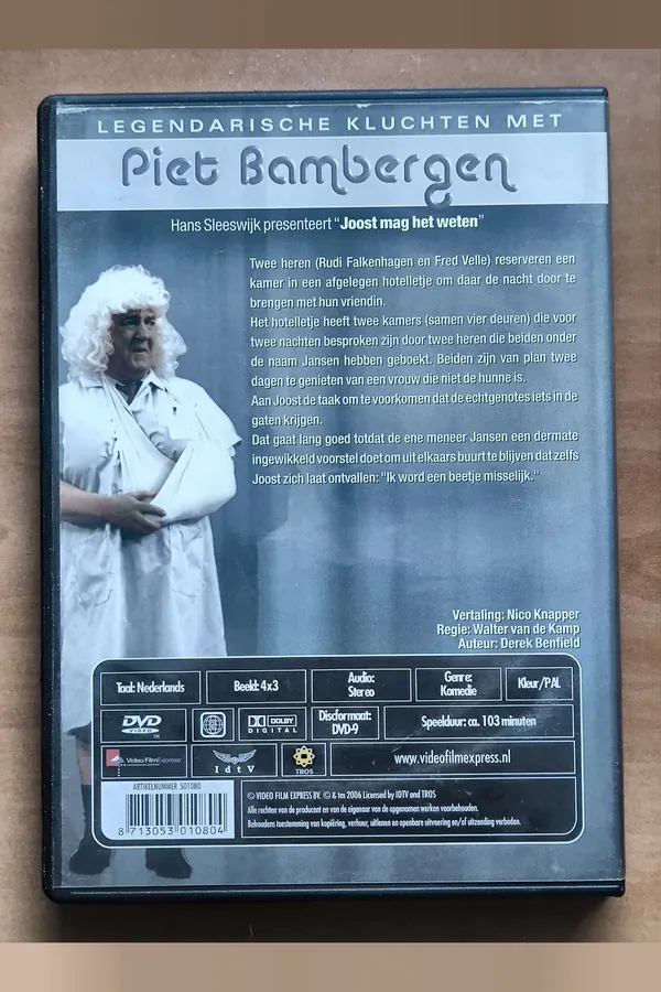 Joost Mag Het Weten – achterkant