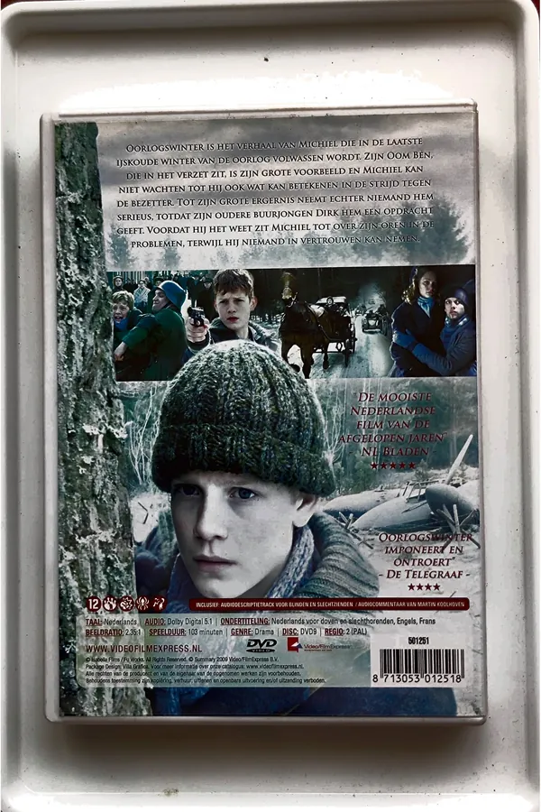Winter in Wartime – achterkant
