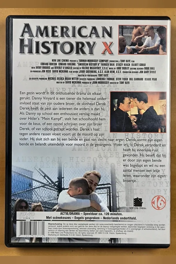 American History X – achterkant