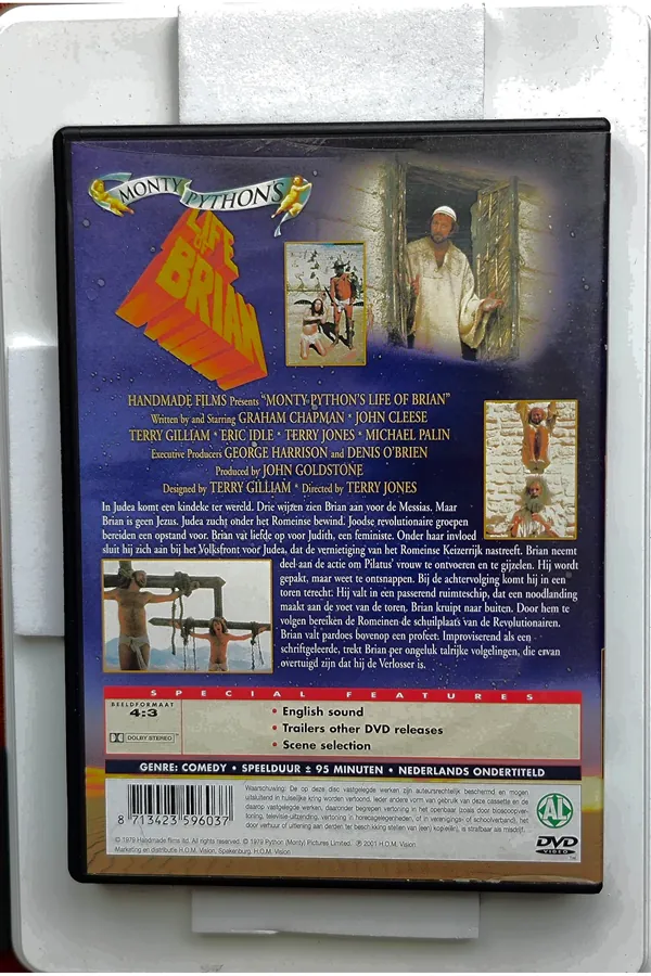 Monty Python's Life of Brian – achterkant